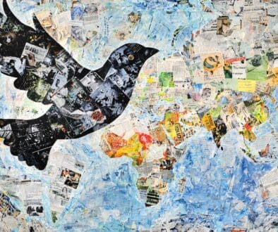 World Press Freedom Day collages feature diverse headlines, articles, and visuals that emphasize the significance of journalism, free expression, and media rights worldwide.