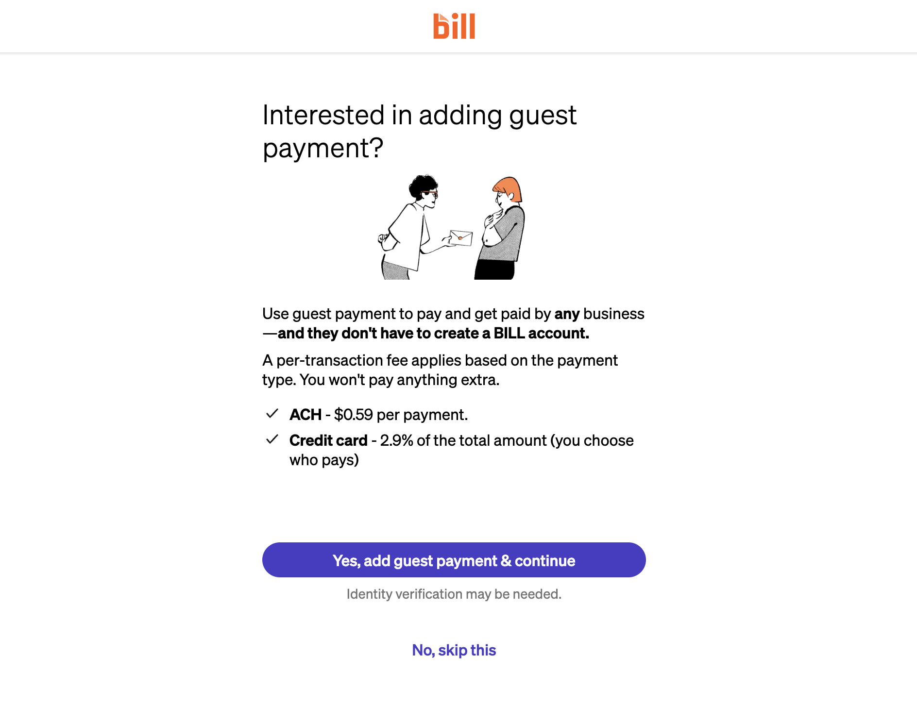 Yes, Add Guest Payments